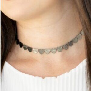 Playing HEART To Get Black Choker Necklace
